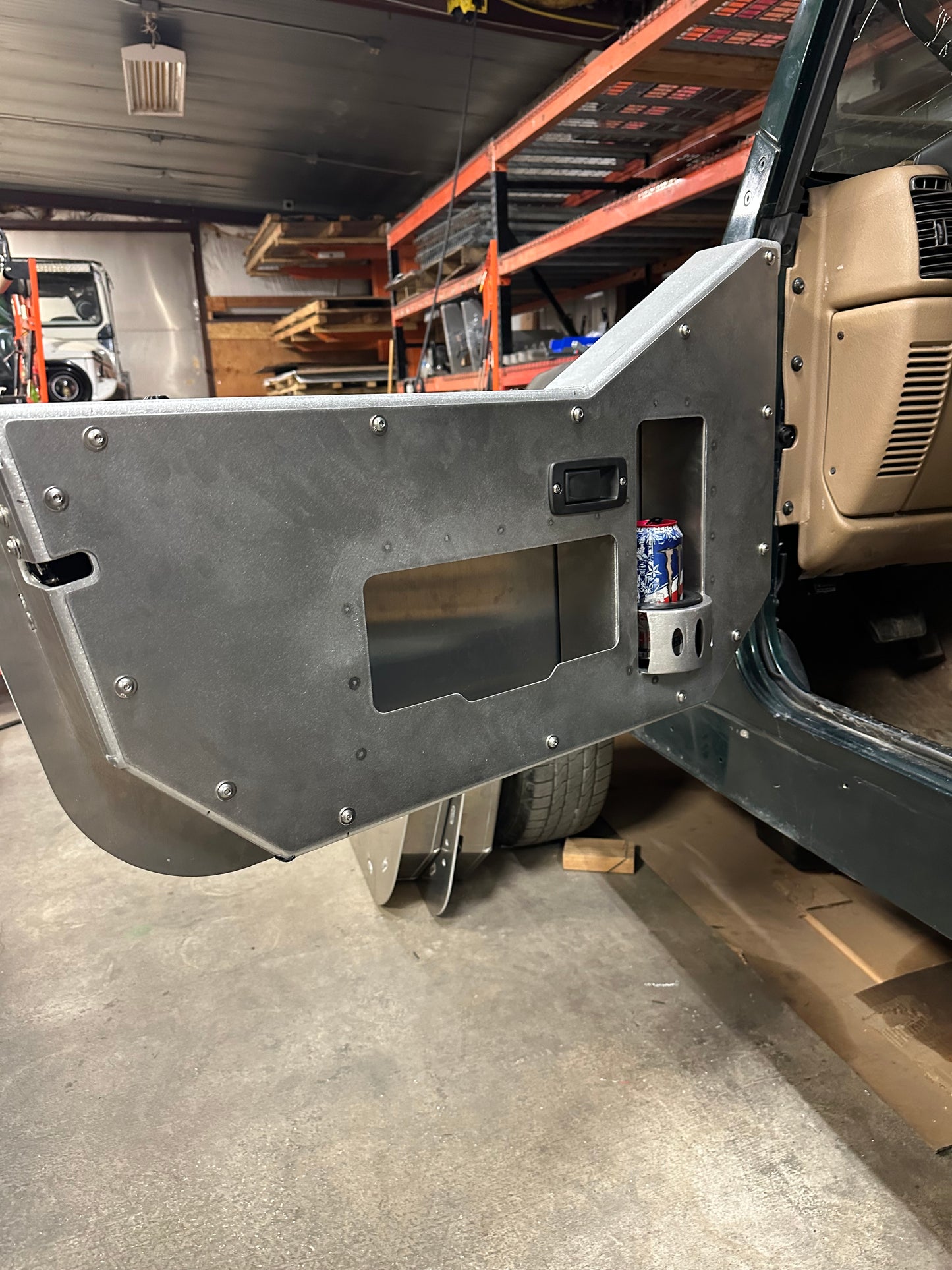 "Water Bottle" Inner Door Card Set for Jeep TJ Wrangler Half Doors