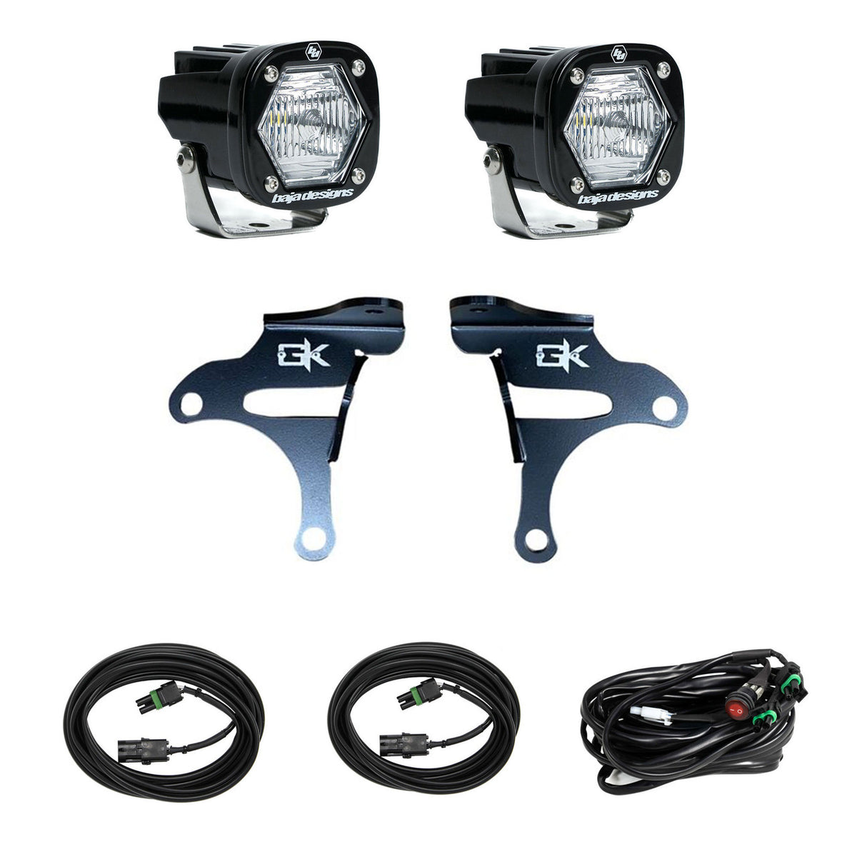 Baja Designs S1 Knuckle Pods Jeep JK