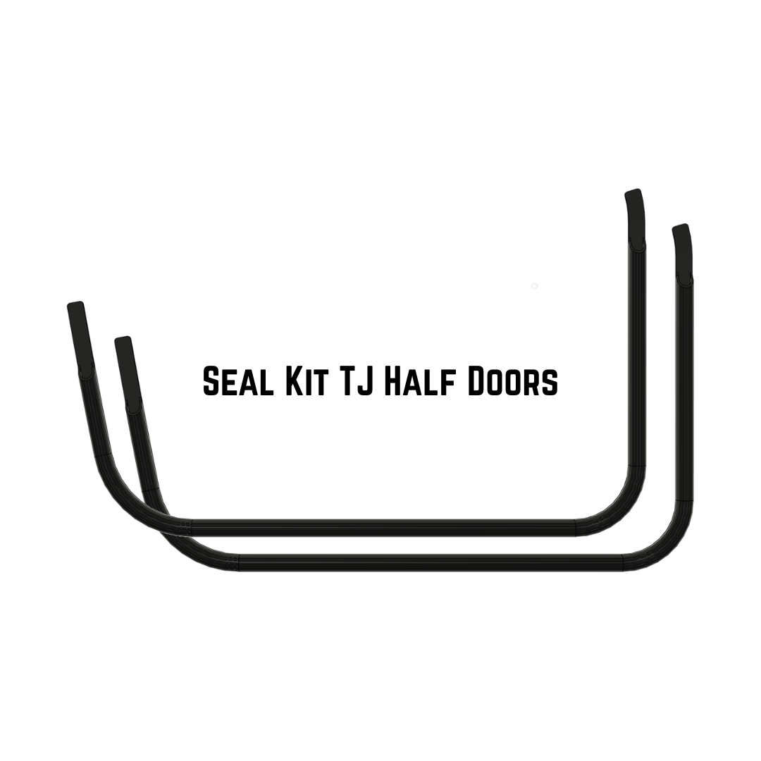 Door Seal Kit For Aluminum Half Door Set (2) for Jeep TJ Wrangler (1997-2006)