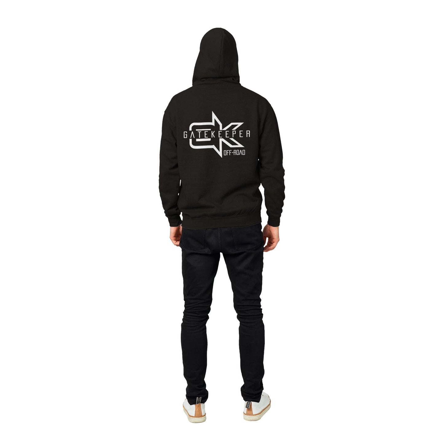Gatekeeper Off-Road Premium Unisex Pullover Hoodie (B&W)