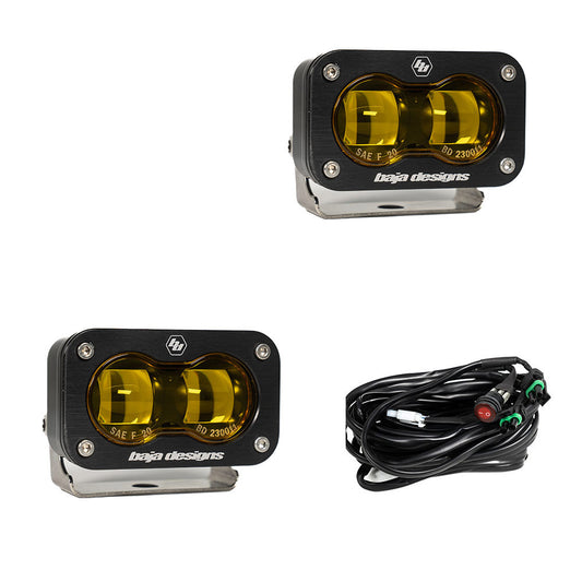 Baja Designs S2 SAE LED Auxiliary Light Pod Pair-Universal