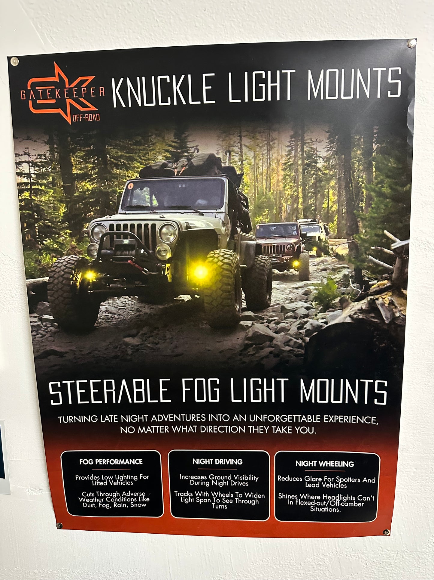 Poster "Knuckle Light Mounts"