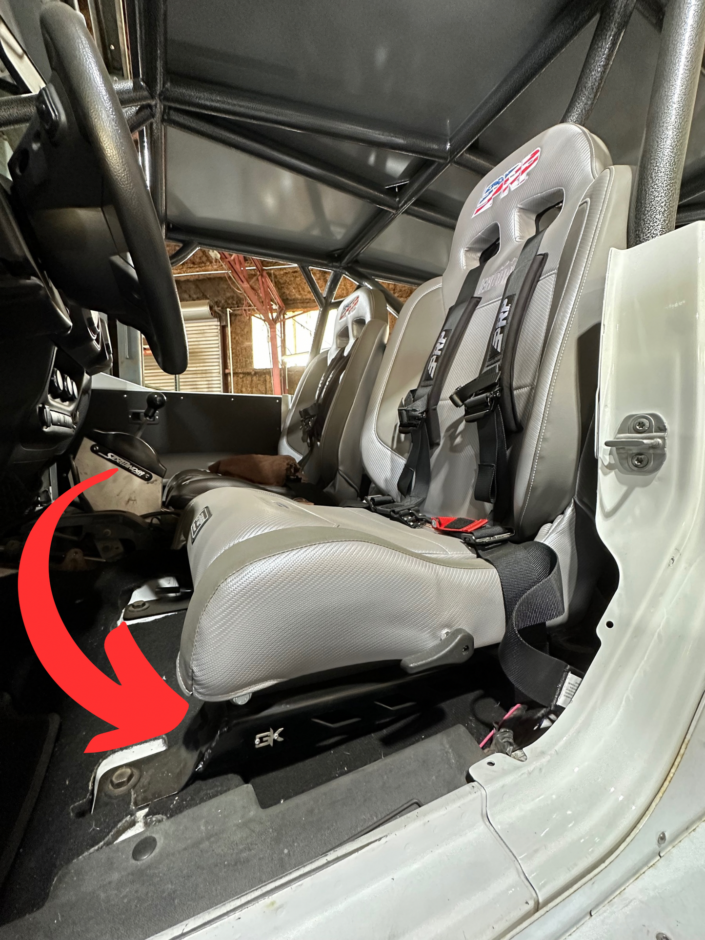 "Big and Tall" PRP Seat Lowering Brackets for Jeep JK Wrangler