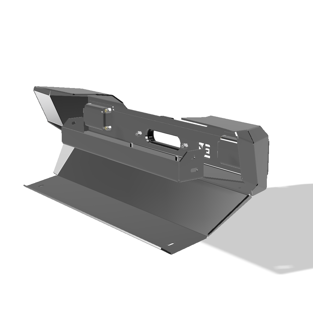 Gauntlet Front Bumper w/Winch Plate for Jeep JL/JT (2018+)