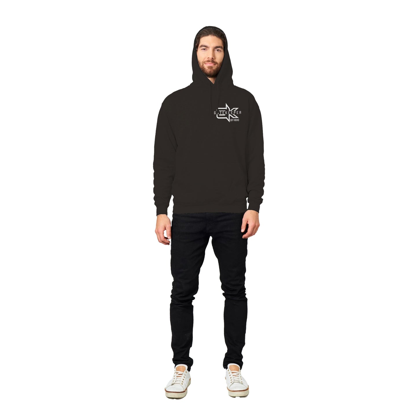 Gatekeeper Off-Road Premium Unisex Pullover Hoodie (B&W)