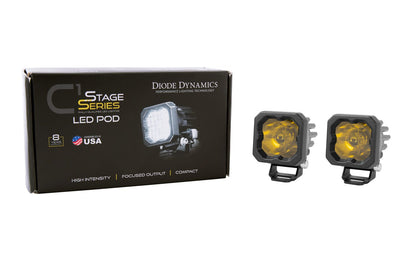 Diode Dynamics SSC1 Yellow Pro Standard LED Light Pods