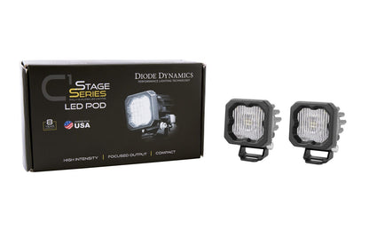 Diode Dynamics SSC1 White SAE Fog Standard LED Pod