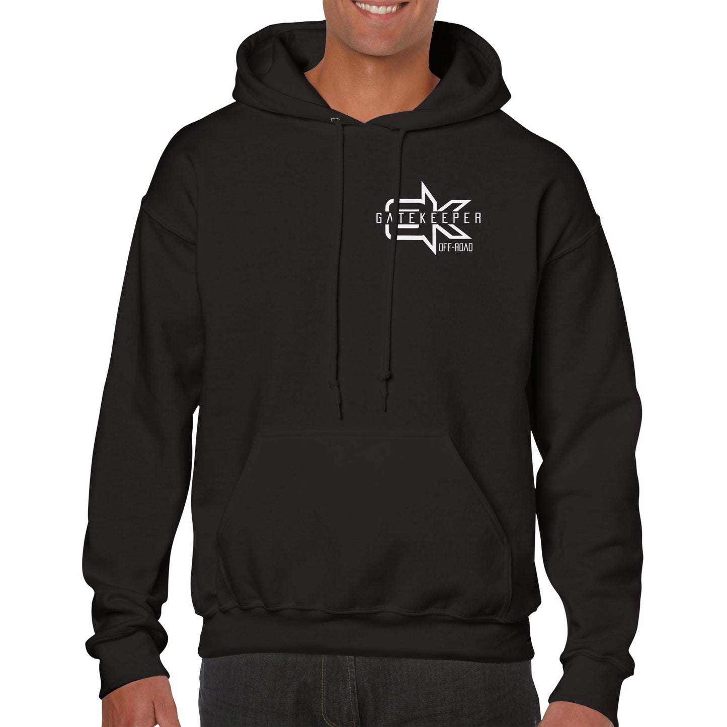 Gatekeeper Off-Road Premium Unisex Pullover Hoodie (B&W)