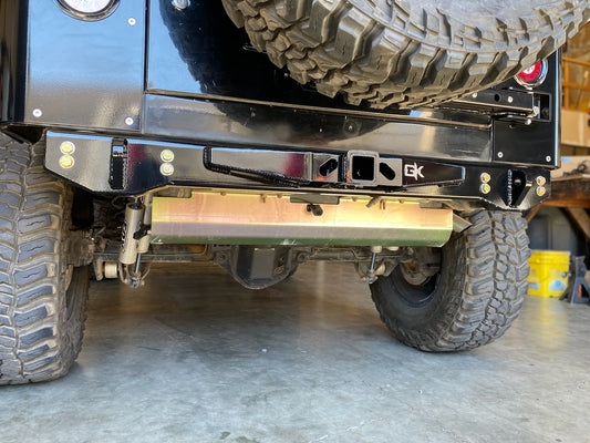 Rear Diamond Series Stubby Bumper for Jeep TJ Wrangler