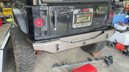 Gauntlet Series Rear Bumper for Jeep JK Wrangler (2007-2018)