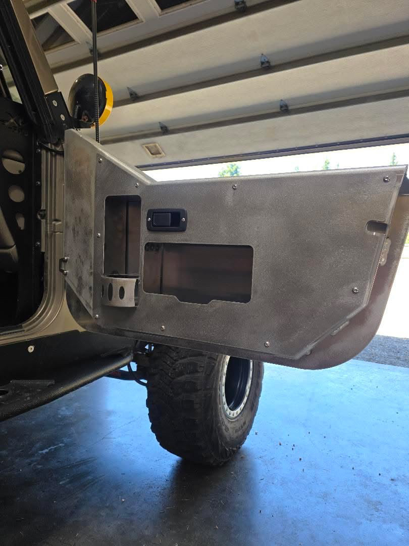 Aluminum Half Door Set (2) for Jeep TJ Wrangler (1997-2006)