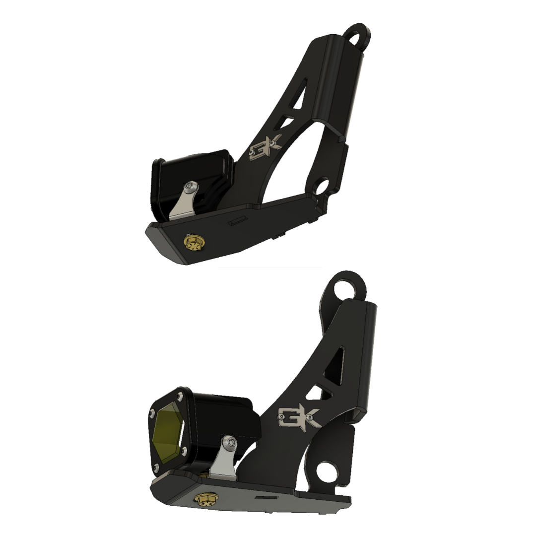 3rd Gen Toyota 4 Runner Steerable Knuckle Pod Light Mounts (1996 - 200 ...