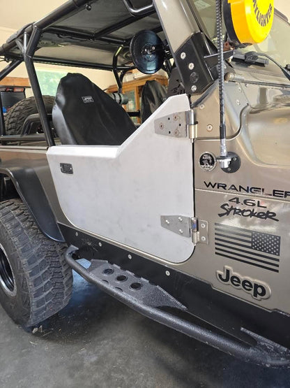 Aluminum Half Door Set (2) for Jeep TJ Wrangler (1997-2006)