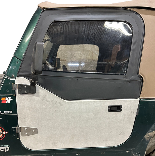 Aluminum Half Door Set (2) for Jeep TJ Wrangler (1997-2006)