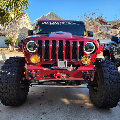 2018-2024 Jeep JL/JT Stubby Front Bumper w/Winch Plate