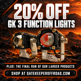 GK "Easy Switch" 3 Function LED Amber/White Pod Lights