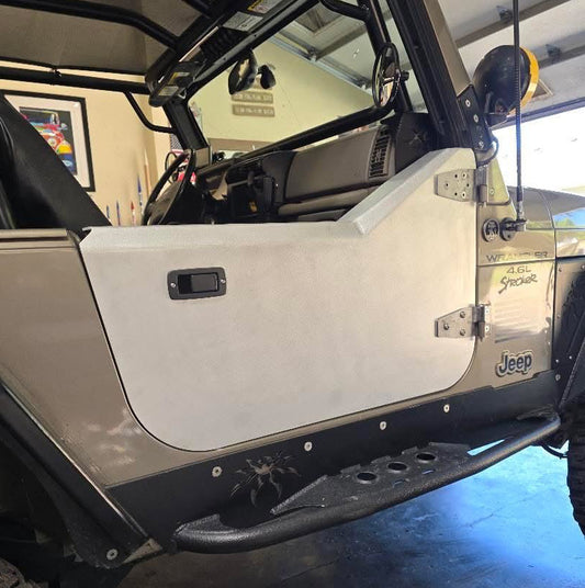 Aluminum Half Door Set (2) for Jeep TJ Wrangler (1997-2006)