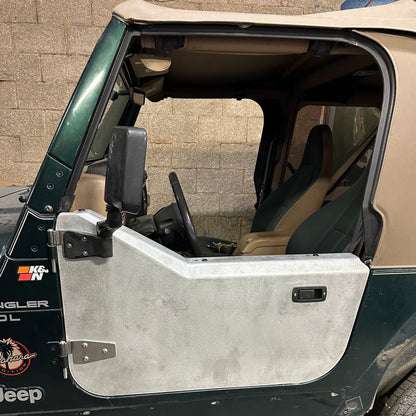 Aluminum Half Door Set (2) for Jeep TJ Wrangler (1997-2006)