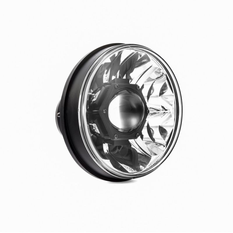 KC 7" Gravity® LED Pro DOT Headlight - Driving Beam - Pair - 18-24 Jeep JL / 20-24 Jeep JT w/ Halogen Headlights