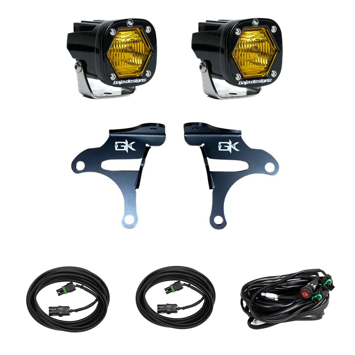 Baja Designs S1 Knuckle Pods Jeep JK