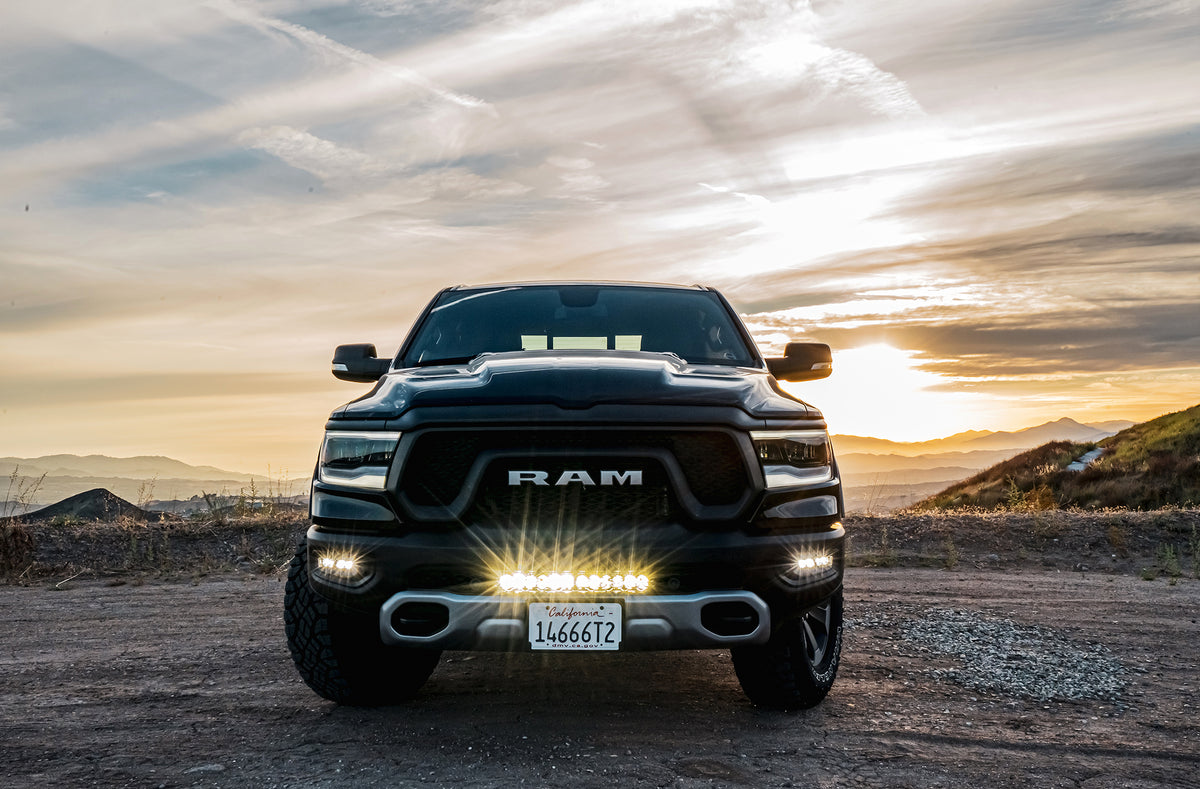 Baja Designs Dodge Ram Rebel/TRX Dual S2 Fog Pocket Kit installed