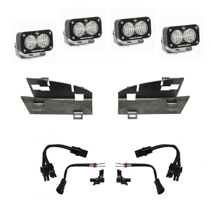 Baja Designs Dodge Ram Rebel/TRX Dual S2 Fog Pocket Kit