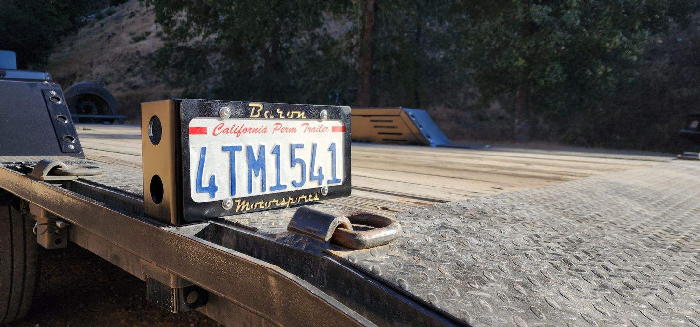 Stake Pocket License Plate Mount