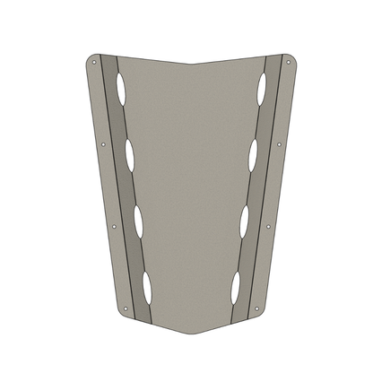 Diamond Series Hood Vent for Jeep CJ - Louvers