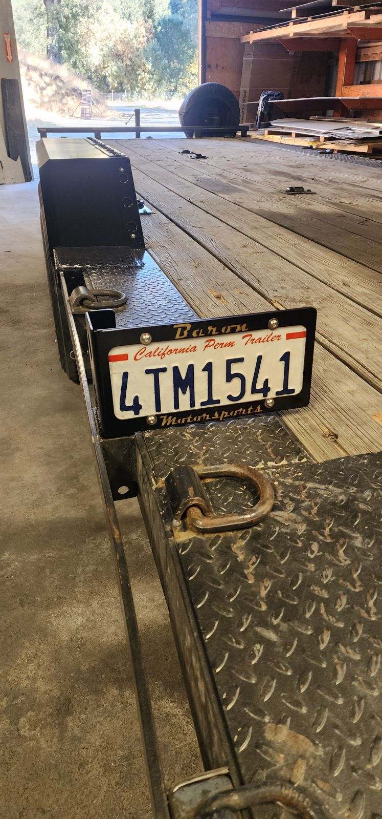 Stake Pocket License Plate Mount