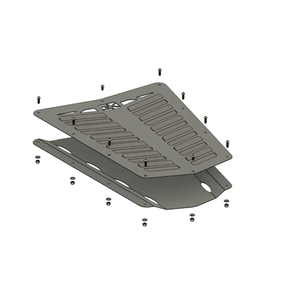 Diamond Series Hood Vent for Jeep CJ - Louvers