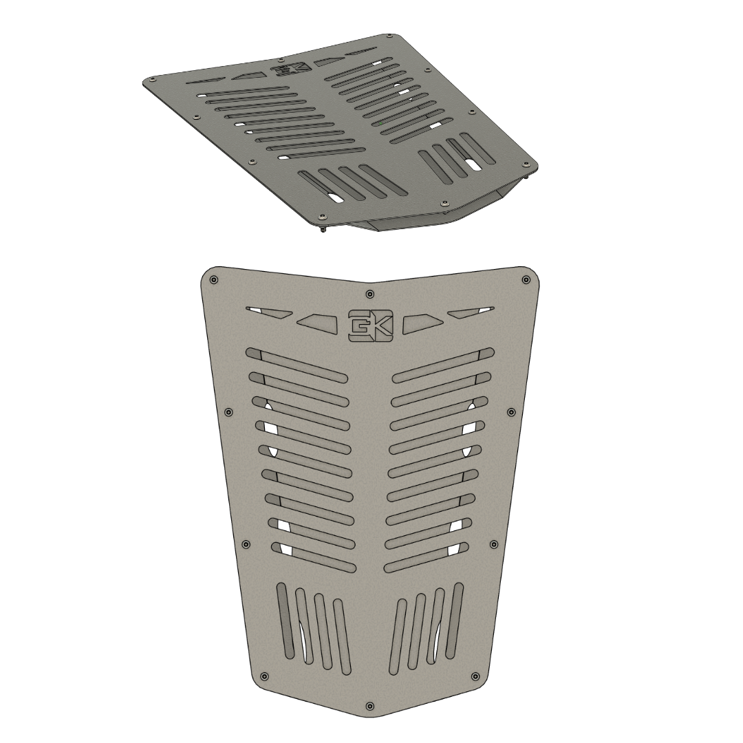 Diamond Series Hood Vent for Jeep CJ - Slots