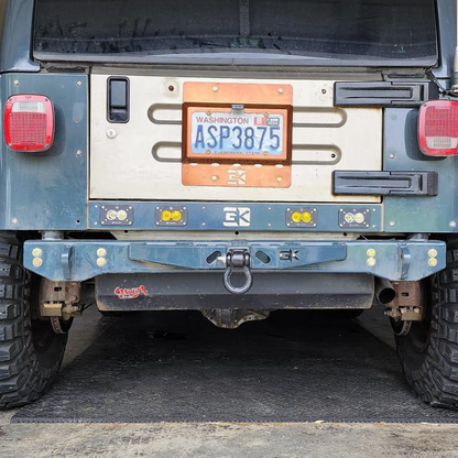 1997-2006 Jeep Wrangler TJ Rear Crossmember Bumper Bare Steel