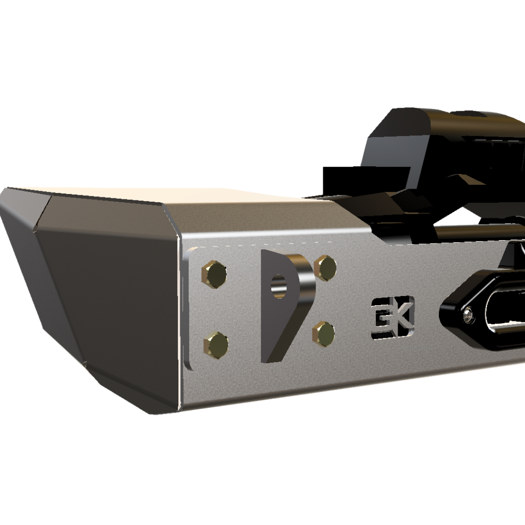 Front Gauntlet Series Stubby Bumper for Jeep JK Wrangler