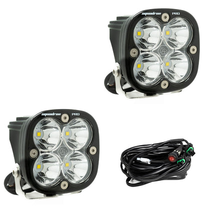 Baja Designs Squadron Pro Black LED Auxiliary Light Pod Pair - Universal