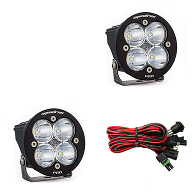 Baja Designs Squadron-R 2.0 Pro Black LED Auxiliary Light Pod Pair - Universal