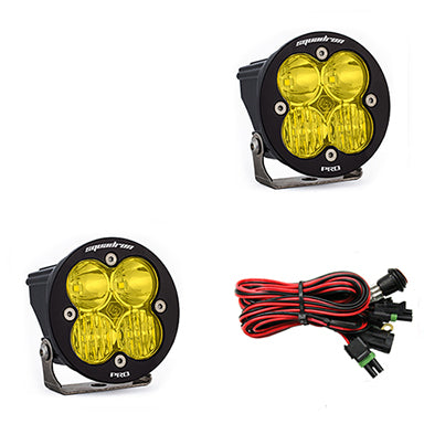 Baja Designs Squadron-R 2.0 Pro Black LED Auxiliary Light Pod Pair - Universal