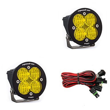 Baja Designs Squadron-R 2.0 Pro Black LED Auxiliary Light Pod Pair - Universal