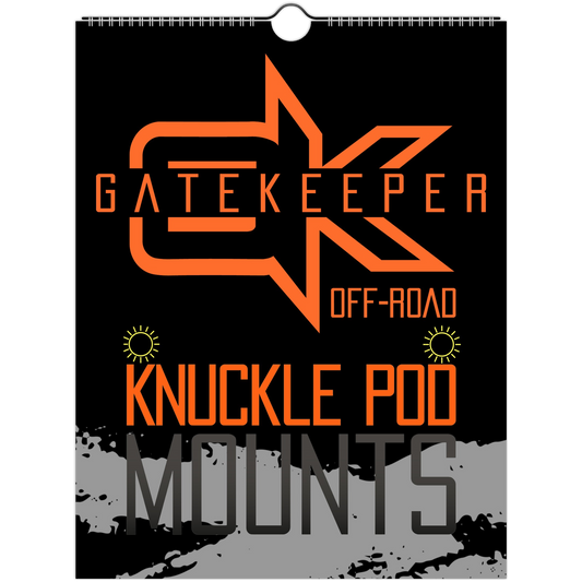 GateKeeper Off-Road Knuckle Pod Mount Wall calendars (US & CA)