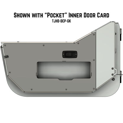 Aluminum Half Door Set (2) for Jeep TJ Wrangler (1997-2006)