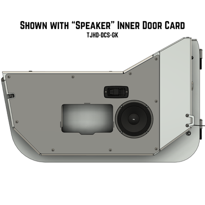 Aluminum Half Door Set (2) for Jeep TJ Wrangler (1997-2006)