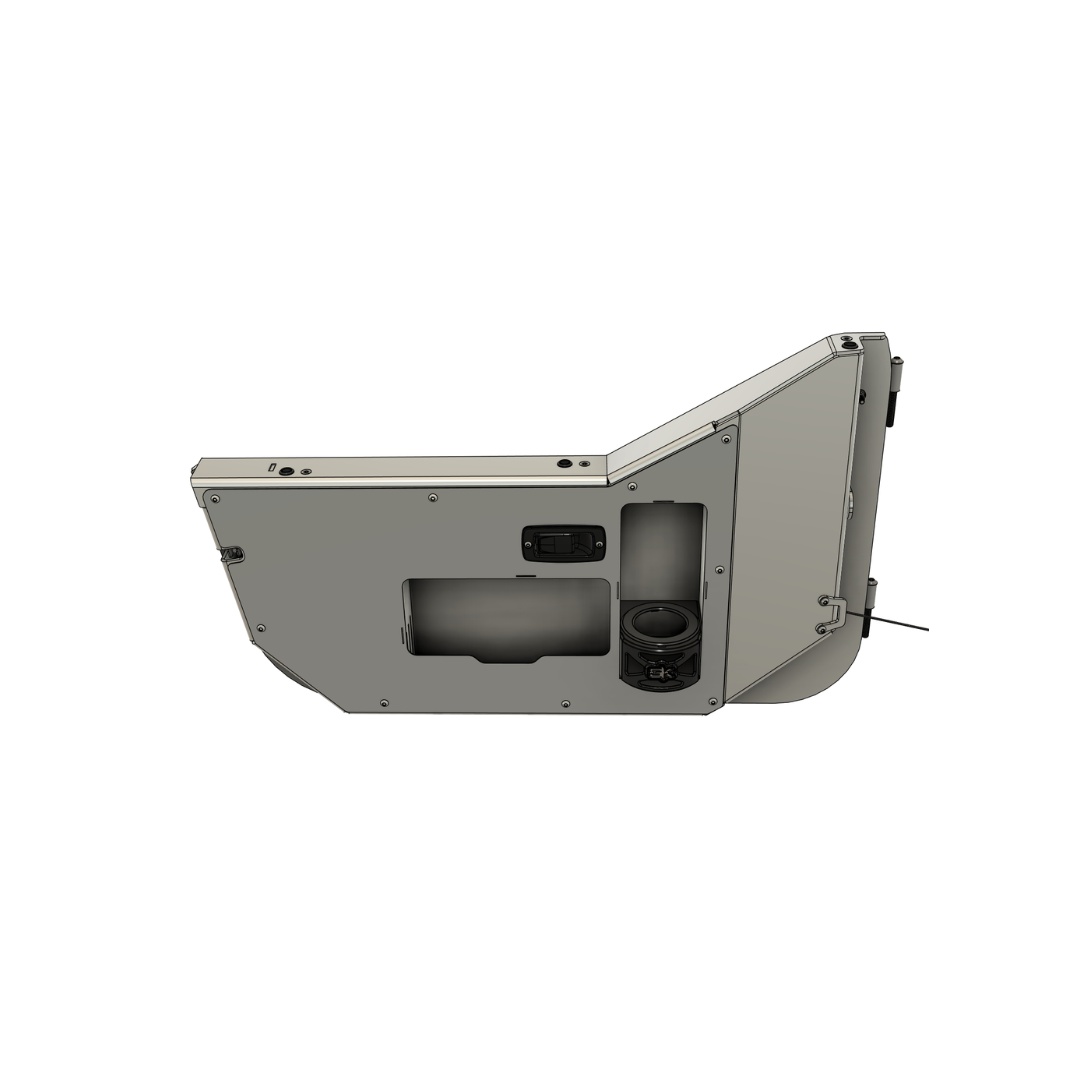"Water Bottle" Inner Door Card Set for Jeep TJ Wrangler Half Doors