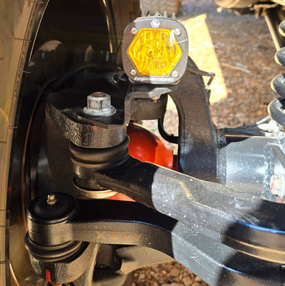 Universal DIY Steerable Knuckle Light Mounts