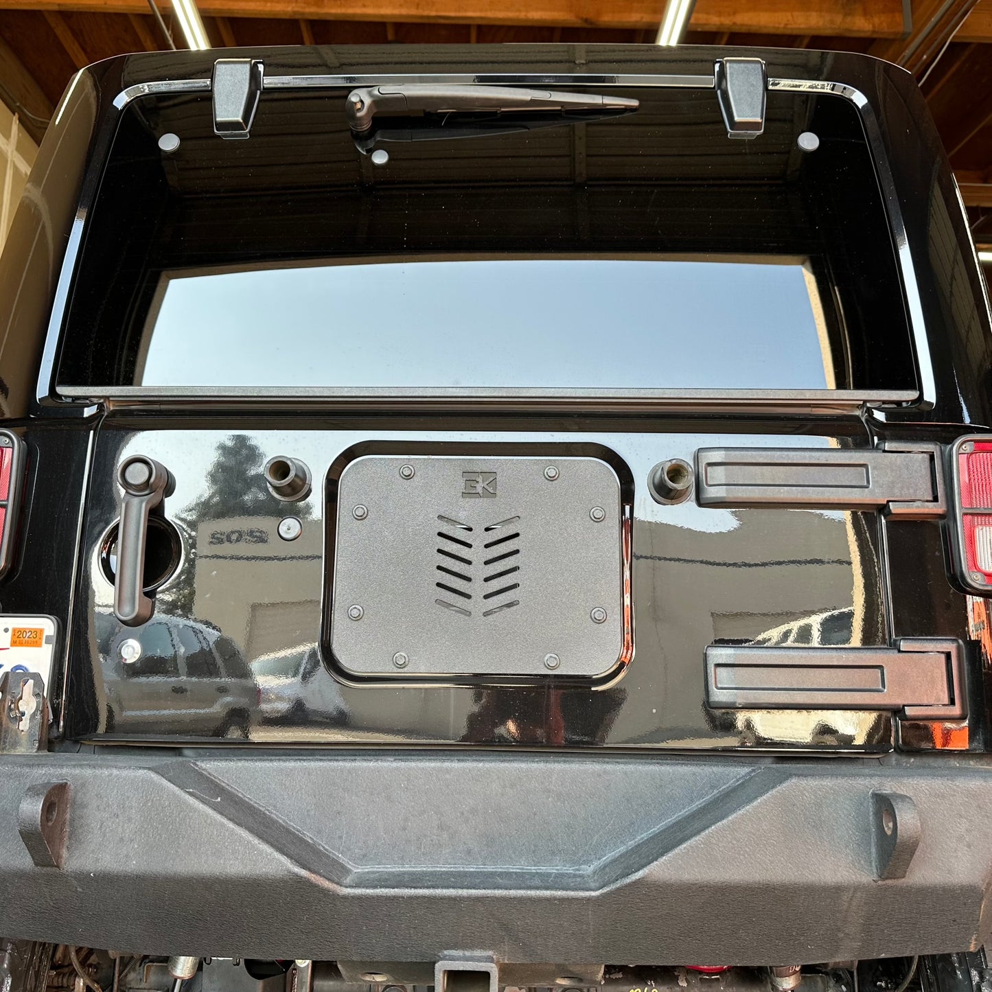 2007-2018 Jeep Wrangler JK Spare Tire Delete Plate