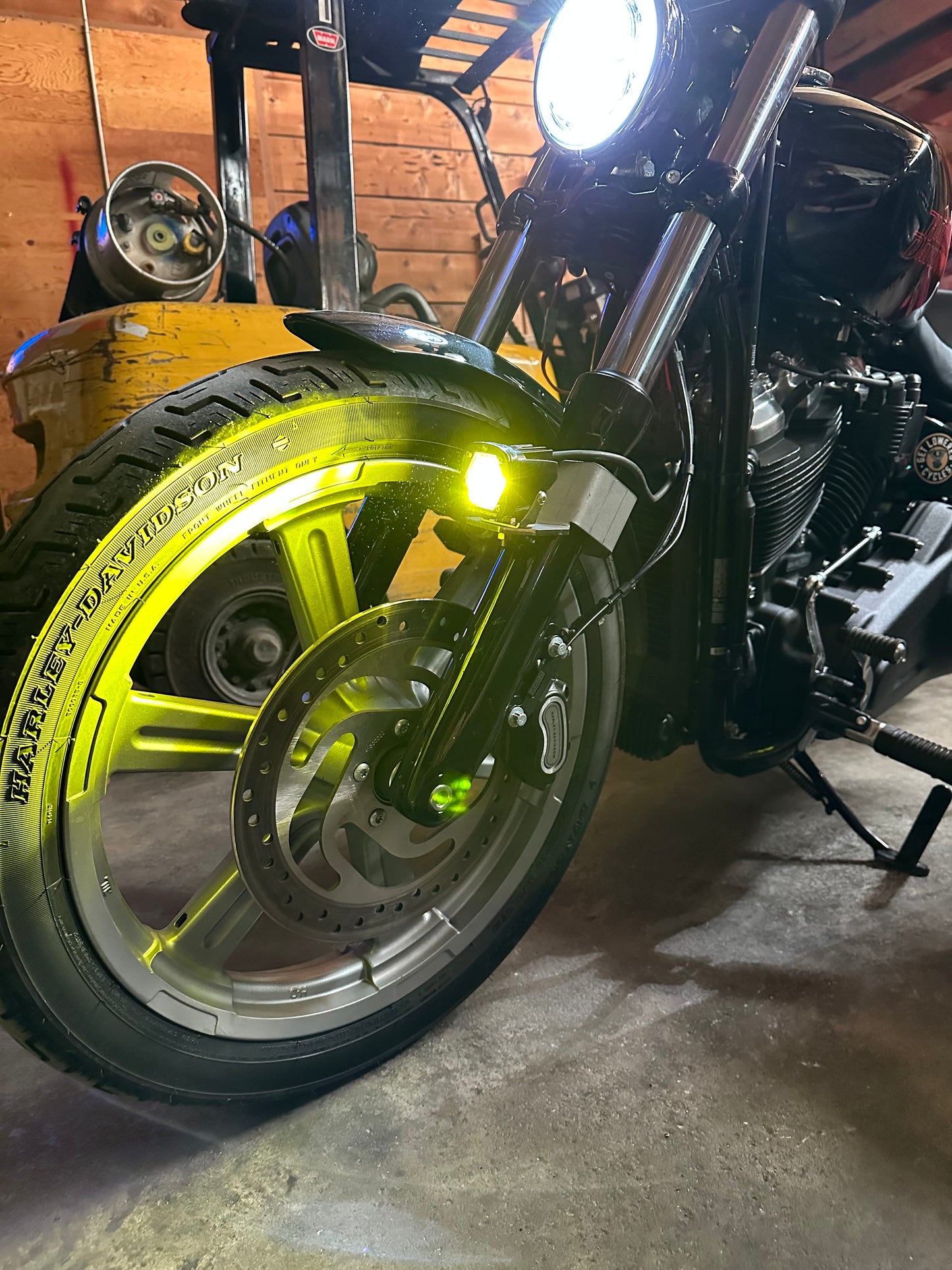 2018+ Softail Street Bob FXBB FXST Harley Davidson Fork Mounted Fog Light Brackets