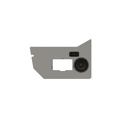 "Speaker" Inner Door Card Set for Jeep TJ Wrangler Half Doors