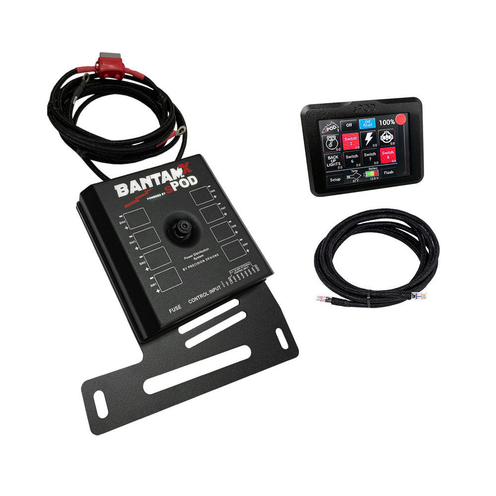 sPOD BantamX Touchscreen - Jeep 2007-2018 Wrangler JK