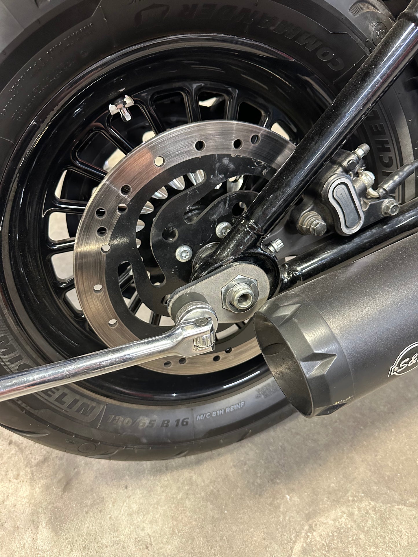 36MM Axle Nut Torque Wrench Extension Tool - M8 Softail’s