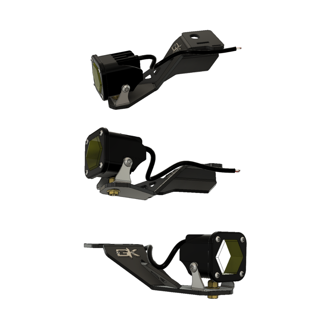 Ram 2500 & 3500 Steerable Knuckle Pod Light Mounts (2014-2018)