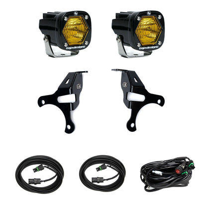Baja Designs S1 Knuckle Pods Light Kit - Jeep JL/JT - Baja Amber