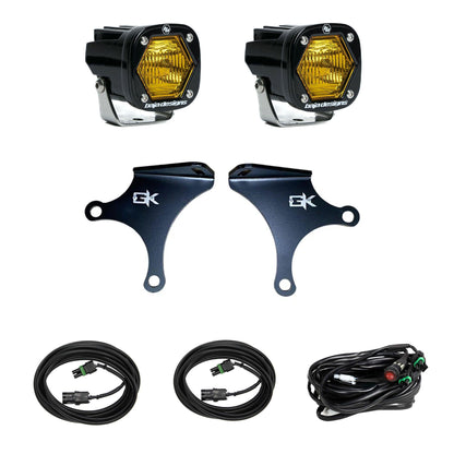 Baja Designs S1 Knuckle Pods Light Kit - Jeep TJ/XJ/YJ/ZJ - Baja Amber